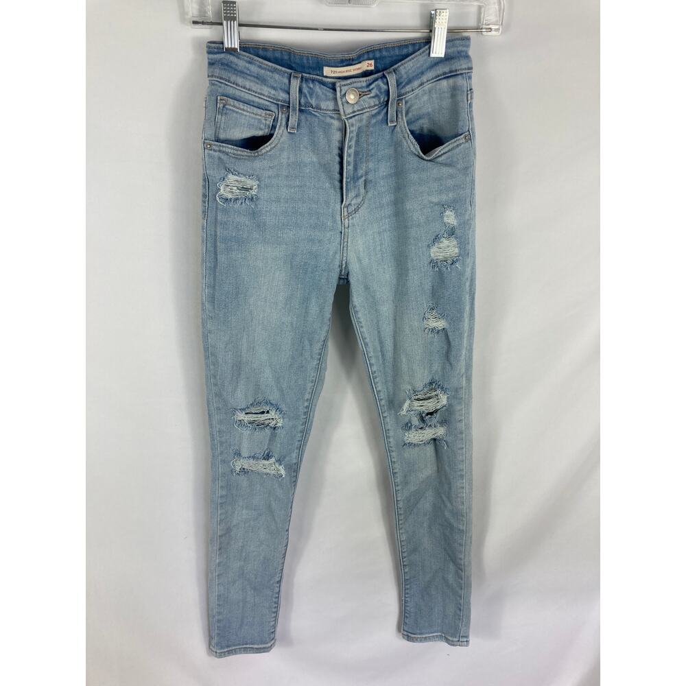 Levis 721 High Rise Skinny Jean Size 26 W26 L28